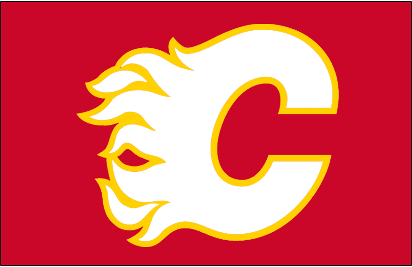 Calgary Flames 2018 19-Pres Jersey Logo iron on paper